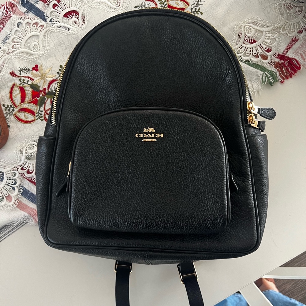 Coach leather Court Backpack NWT